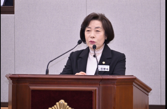 ▲ 진명숙 의원 ⓒ여수시의회