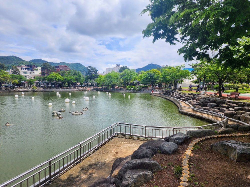 ▲거북선공원 호수 수질개선사업 ⓒ여수시