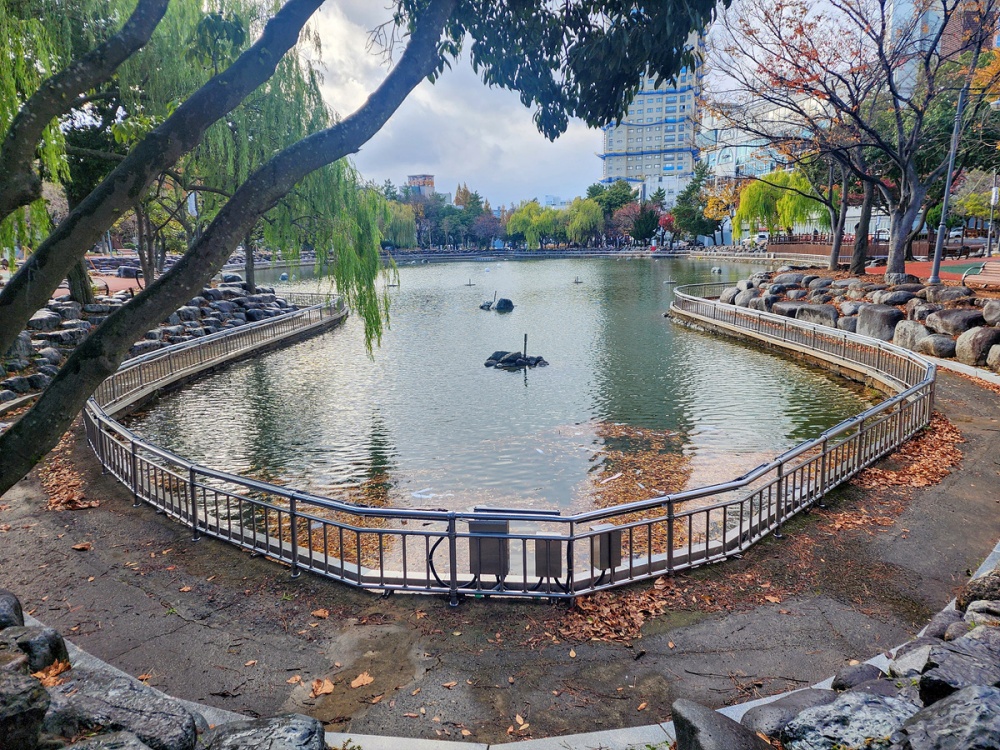 ▲거북선공원 호수 수질개선사업 ⓒ여수시
