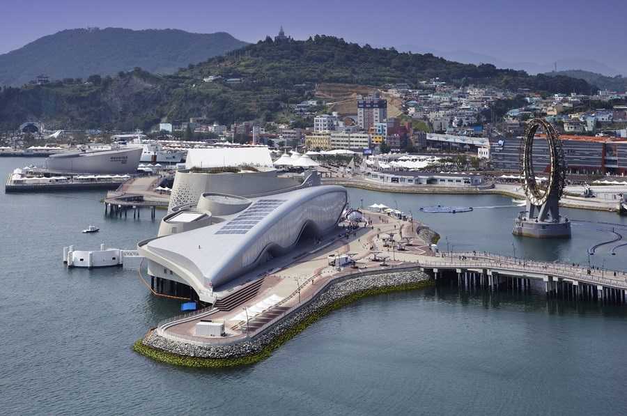 ▲국립현대미술관 분관 후보지로 주목받고 있는 여수세계박람회장 주제관 ⓒ여수시