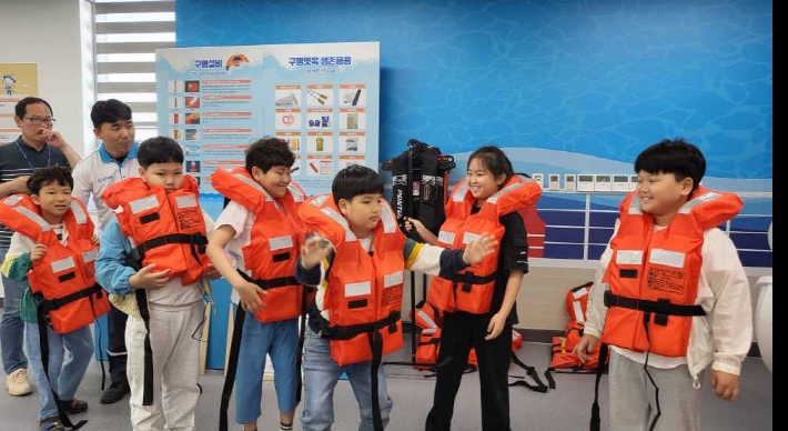 ▲‘바다랑학교’목포서산초 해양안전교육 ⓒ전라남도교육청