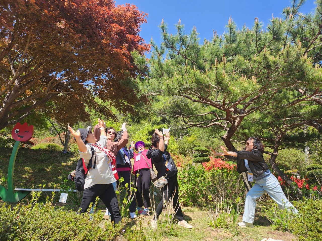 ▲사진 이벤트 모습 ⓒ문수종합사회복지관