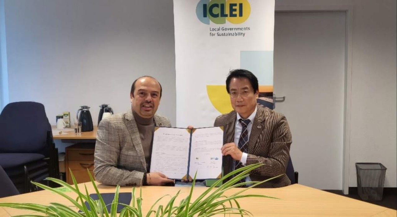 ▲여수시, ICLEI 세계본부와 섬박람회 홍보·COP33 유치 협약 ⓒ여수시