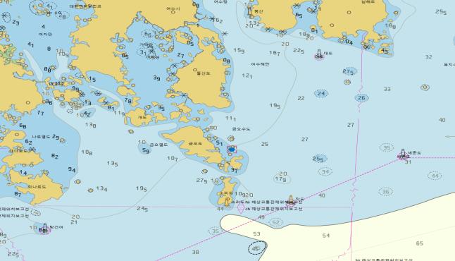 ▲이삼서여등표 설치 위치 ⓒ여수지방해양수산청
