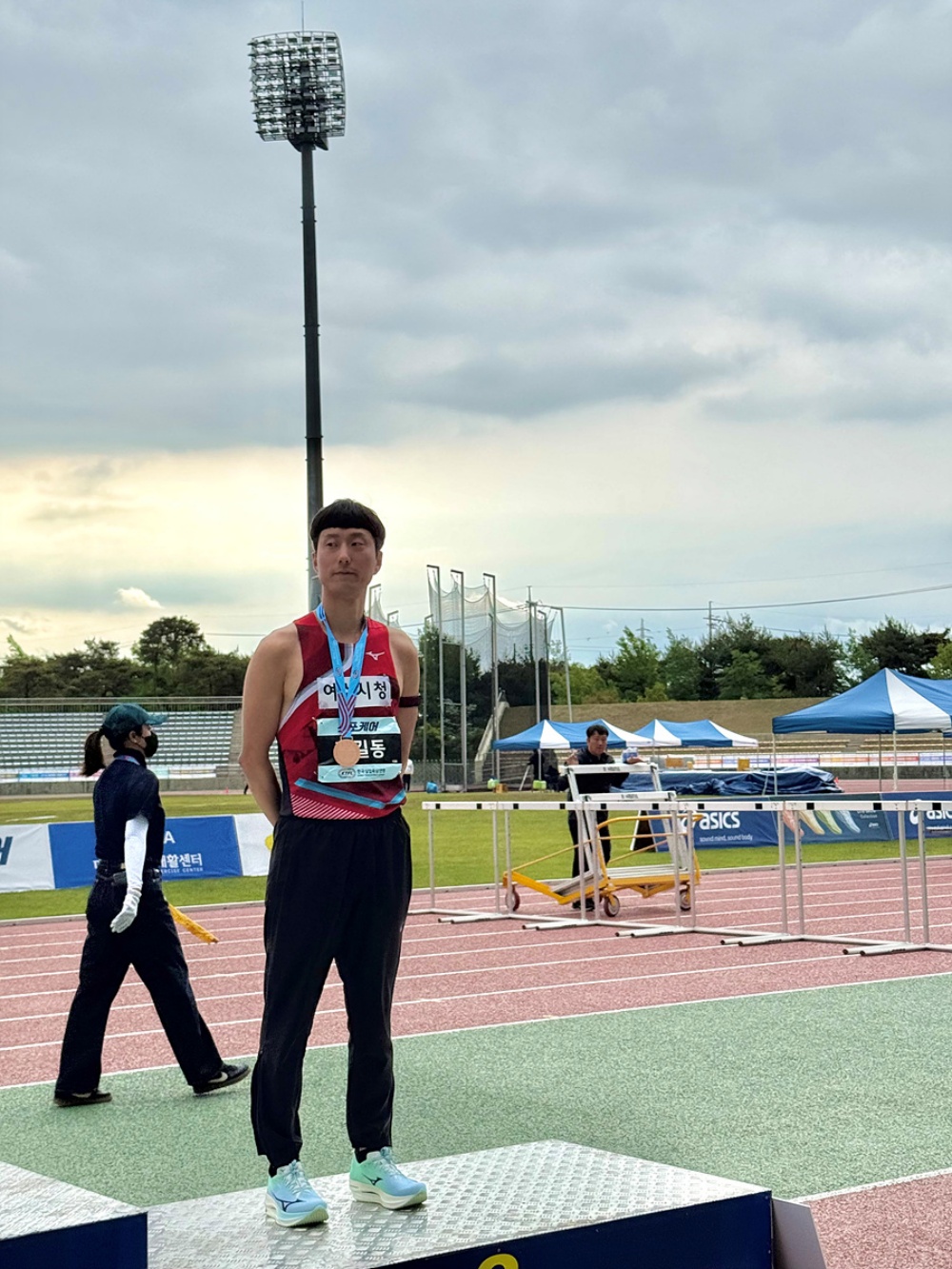 ▲여수시청 직장운동경기부 육상팀 강길동 선수 ⓒ여수시