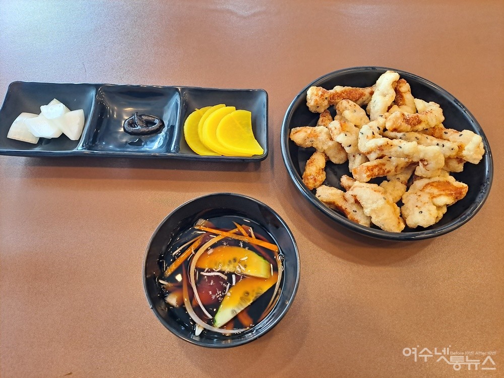 ▲쫄깃함에 바삭함이 도드라진 여수 차이펀 미니탕수육 ⓒ조찬현