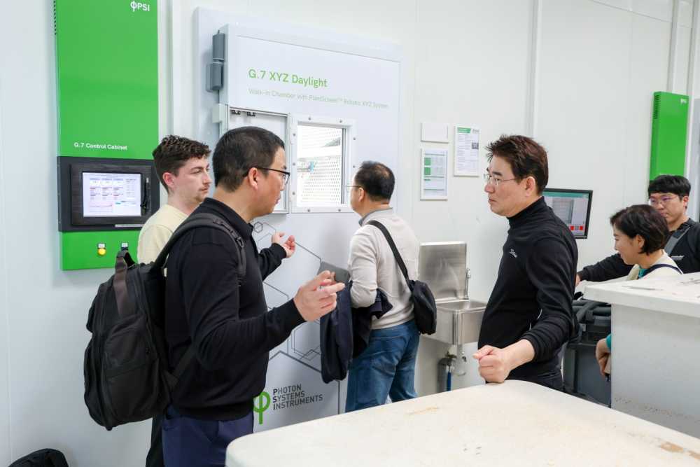 ▲지난달 4일 와게닝겐 대학교를 방문하여 대학 관계자와 그린바이오 산업에 대해 논의하고 있다. ⓒ순천시