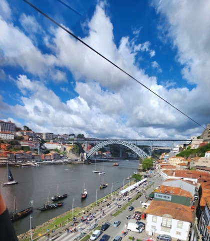 ▲포르투 도루강 가이아 케이블카에서 바라본 항구 모습 ⓒ김경희