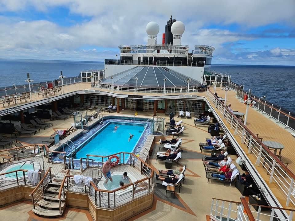 ▲ 엘리자베스 선상 모습 ⓒ이국찬