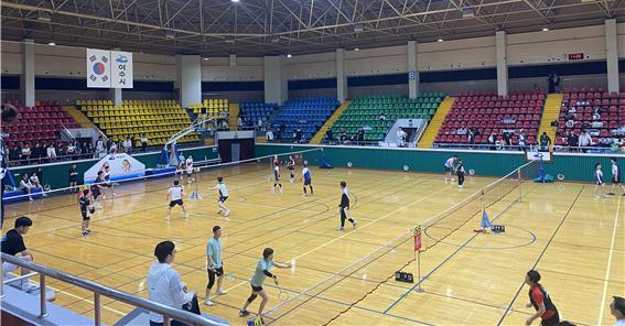 ▲ 제8회 여수기업사랑‧지역사랑 범시민 배드민턴대회  ⓒ여수상공회의소