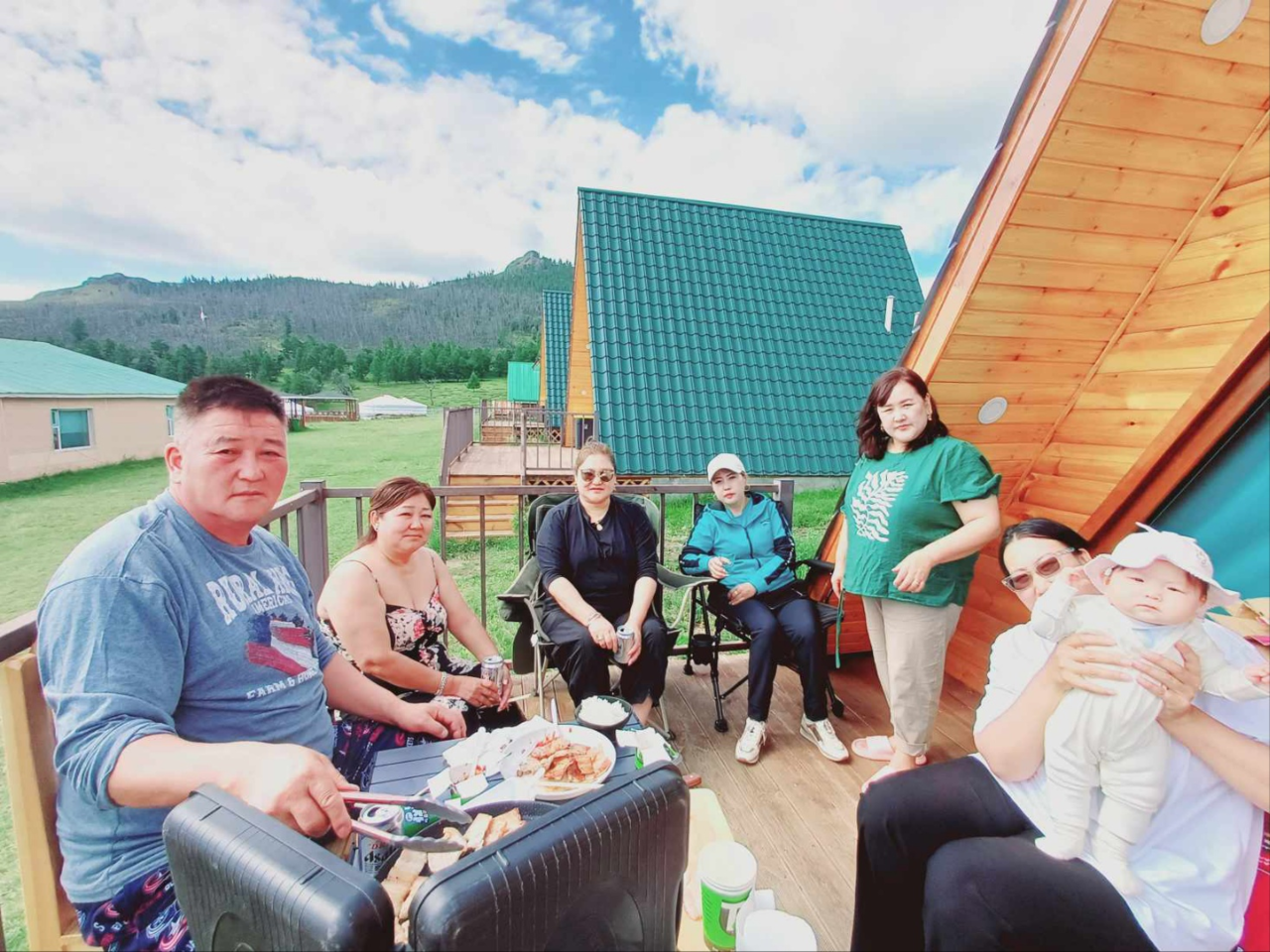 ▲ 삼촌 집에서 찍은 사진 ⓒ히시게