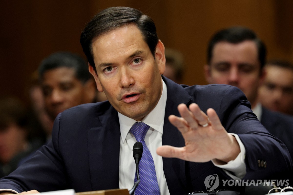 ▲  루비오 미국 국무부 장관[로이터 연합뉴스 자료사진. 재판매 및 DB 금지]