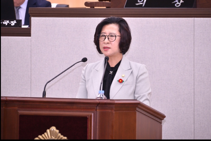 ▲김채경의원 ⓒ여수시의회