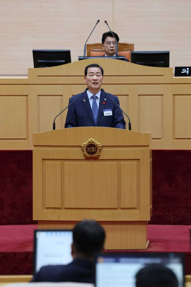 ▲이광일 의원 수협 및 어촌공동체 역할 강화를 위한 수산업협동조합법 개정 촉구 건의안 ⓒ전라남도의회