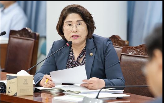 ▲김화신 의원 발언중 ⓒ전라남도의회