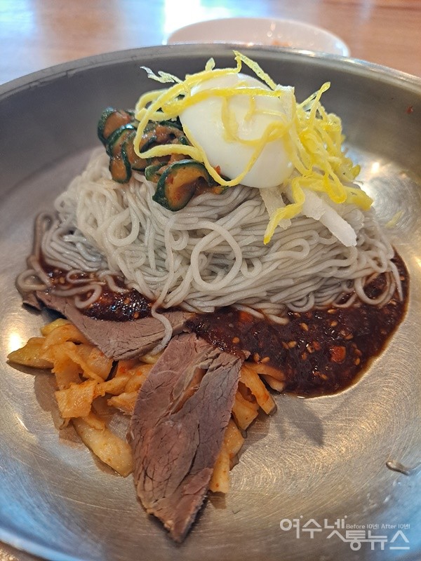 ▲ 여수 중앙동 함남면옥 냉면이다.  ⓒ조찬현