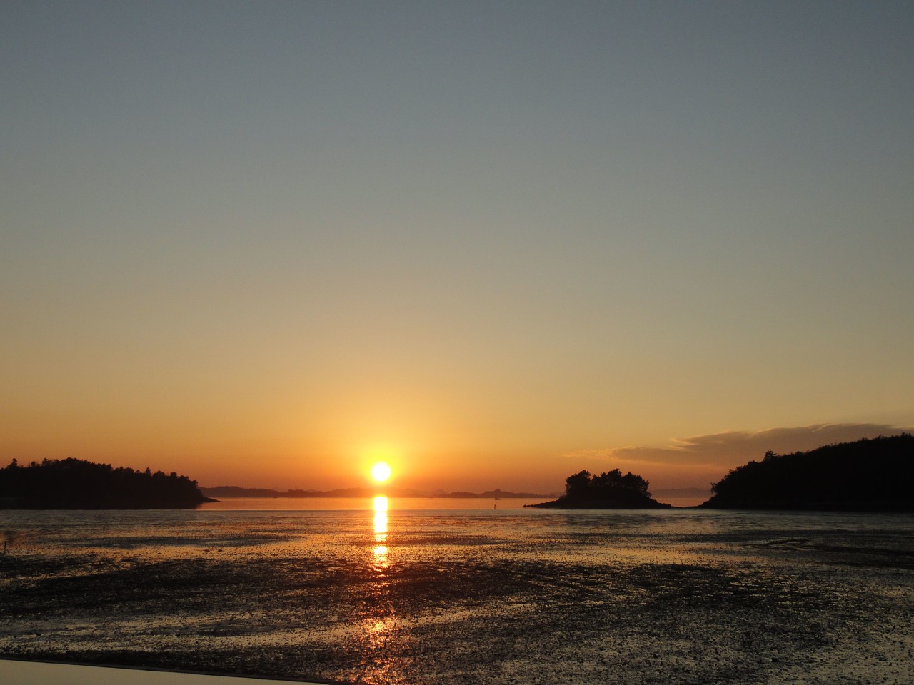 ▲ 갯벌노을마을의 노을 ⓒ전라남도