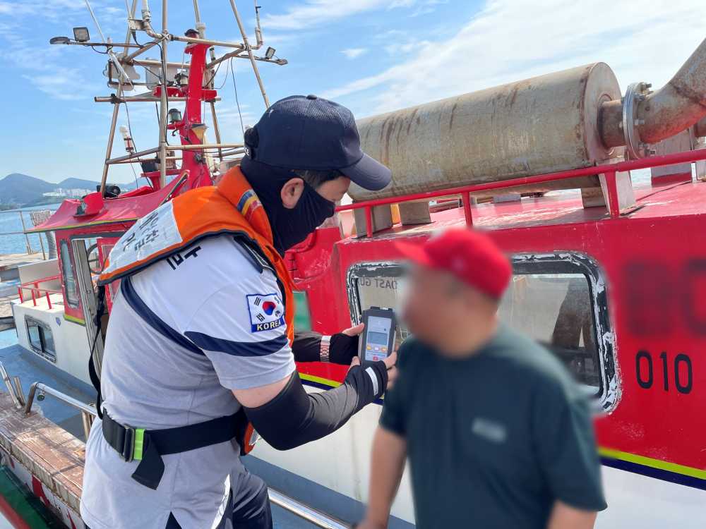 ▲여수해경이 여름철 성수기 음주운항 특별단속중 ⓒ여수해양경찰서