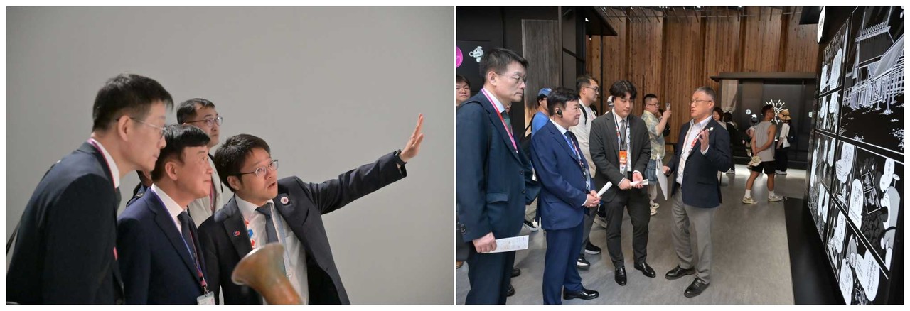 ▲정기명 여수시장, 섬박람회 콘텐츠 발굴 위한 오사카·간사이 박람회 시찰 ⓒ여수시