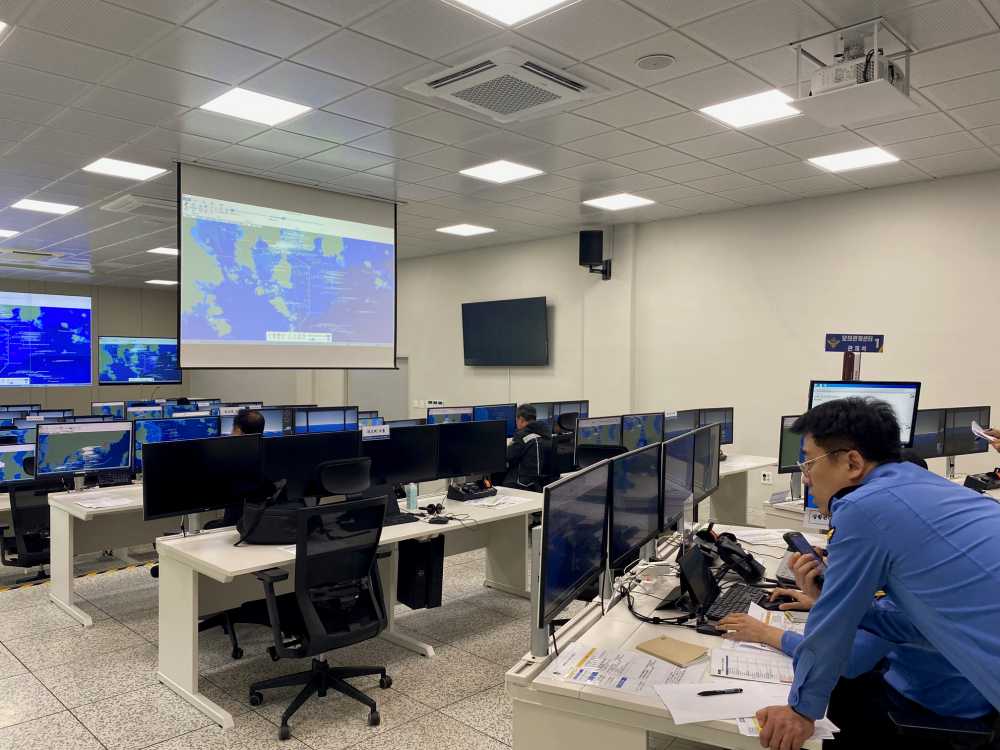 ▲VTS교육훈련 ⓒ해양경찰교육원