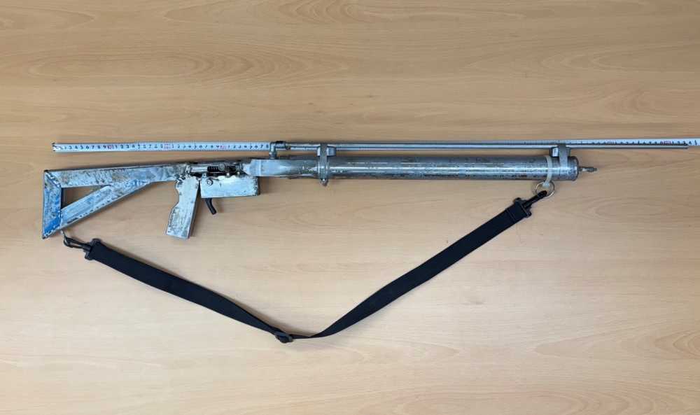 ▲ 무허가 사제공기총 ⓒ전남경찰청