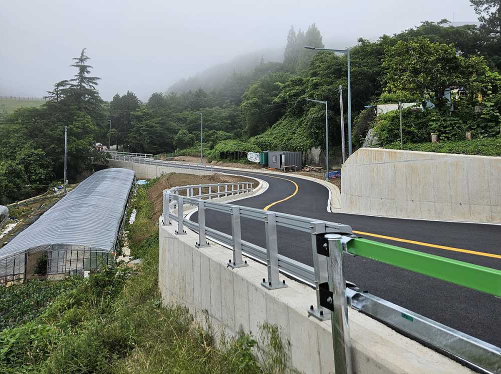 ▲봉화산 산림욕장 일원 도시계획도로 ⓒ여수시