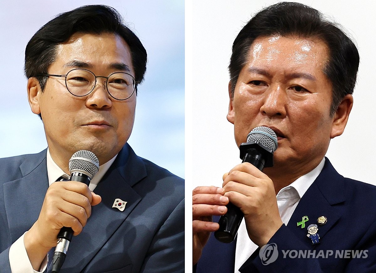 ▲ 주말 지역 당심잡기 나선 정청래·박찬대 의원[연합뉴스 자료사진]