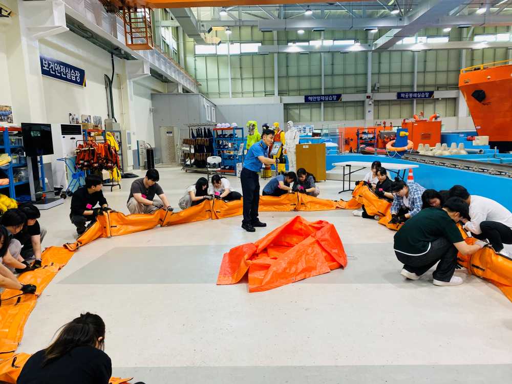 ▲ 전국해양경찰학과 재학생 27명을 대상으로 해양경찰 직무체험 교육과정을 운영중이라고 밝혔다. ⓒ해양경찰교육원