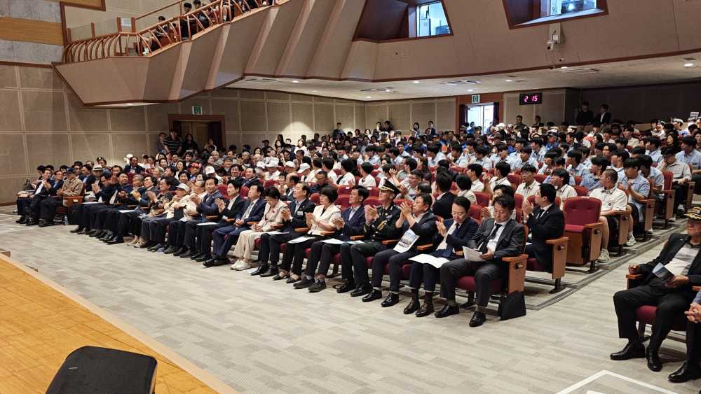 ▲  ‘전국최초 혈서지원 전남학도병 6·25출전 75주년 기념식’ ⓒ 6·25참전학도병충혼선양회