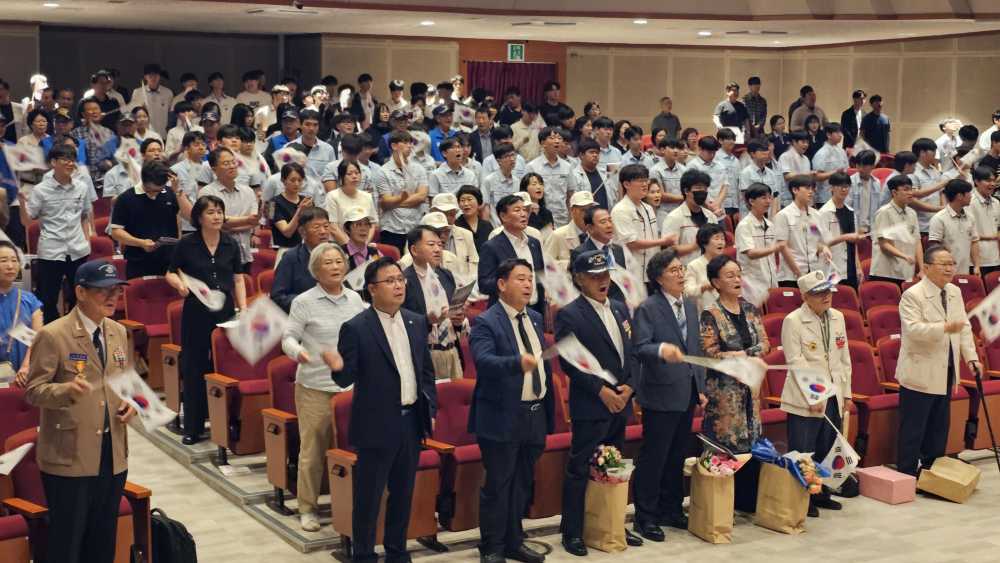 ▲ ‘전국최초 혈서지원 전남학도병 6·25출전 75주년 기념식’ ⓒ 6·25참전학도병충혼선양회