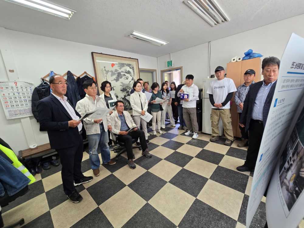 ▲ 남면 금오도와 연도 일대의 생활폐기물 처리시설 운영 실태 점검 ⓒ여수시의회