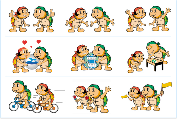 ▲여수시 마스코트(구니·구키) ⓒ여수시