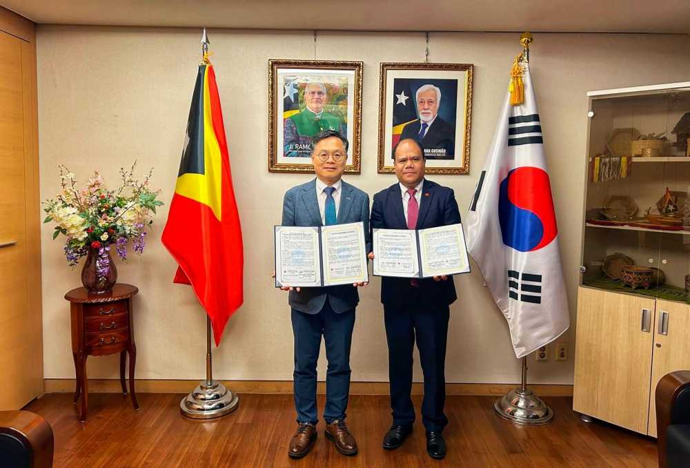 ▲ 동티모르 섬박람회 참가 협약체결 ⓒ조직위