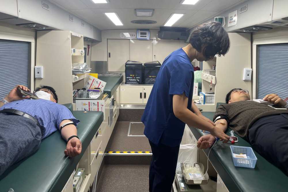 ▲“2025년도 제2차 노사합동 사랑의 헌혈행사” ⓒ여수광양항만공사