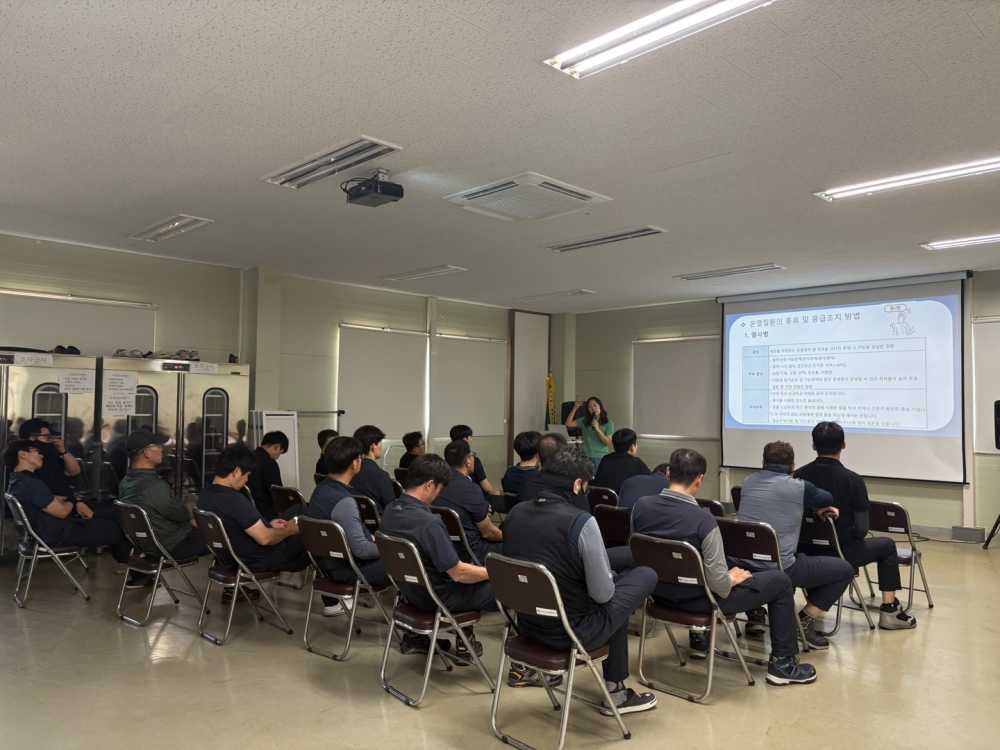 ▲ 사업장별 특성을 반영한 맞춤형 온열질환 예방 활동 ⓒ여수시도시관리공단