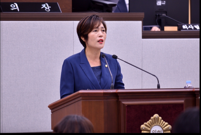 ▲정현주 여수시의원 ⓒ여수시의회