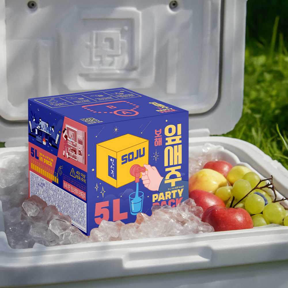 ▲ ‘잎새주 파티팩’ ⓒ보해양조