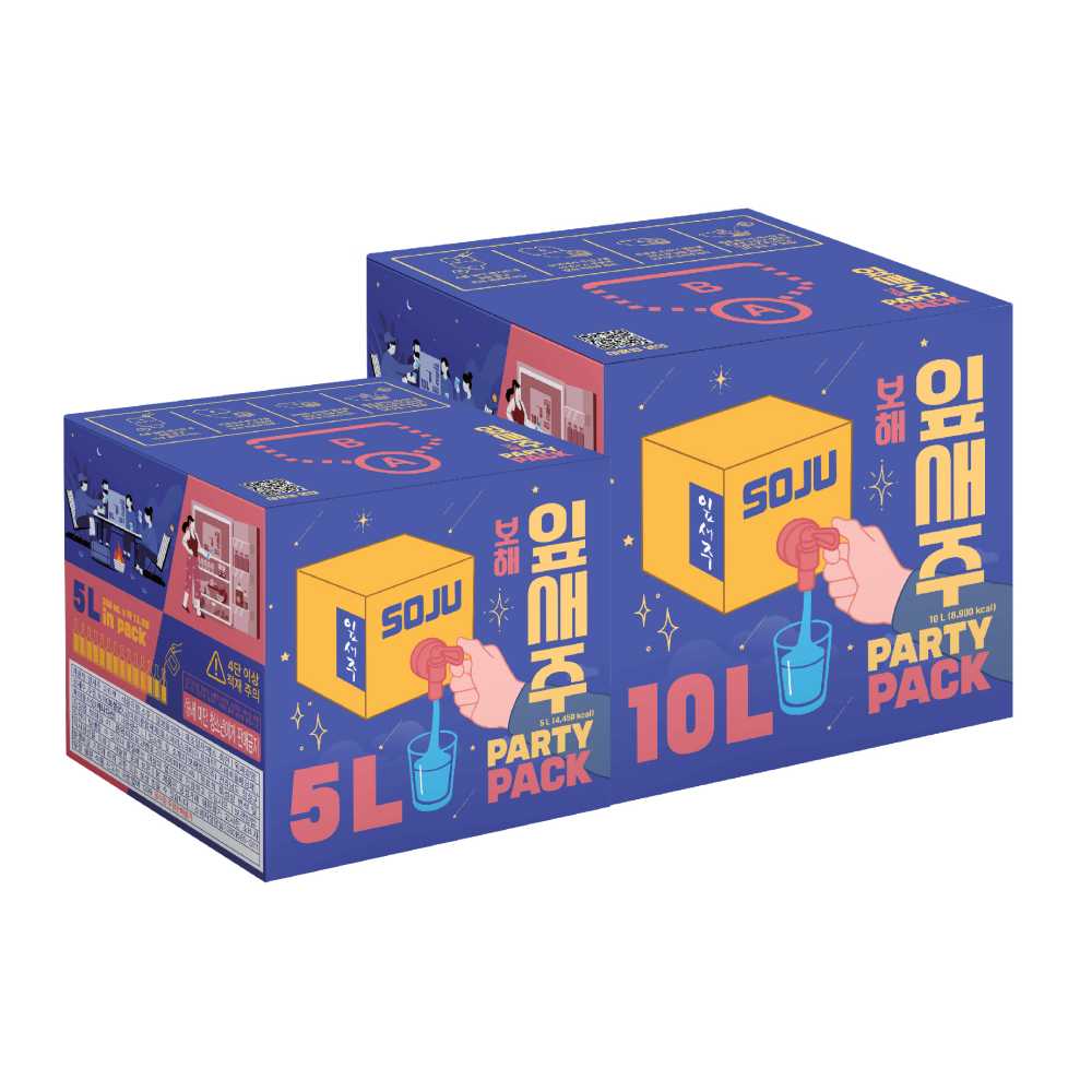 ▲ ‘잎새주 파티팩’ ⓒ보해양조