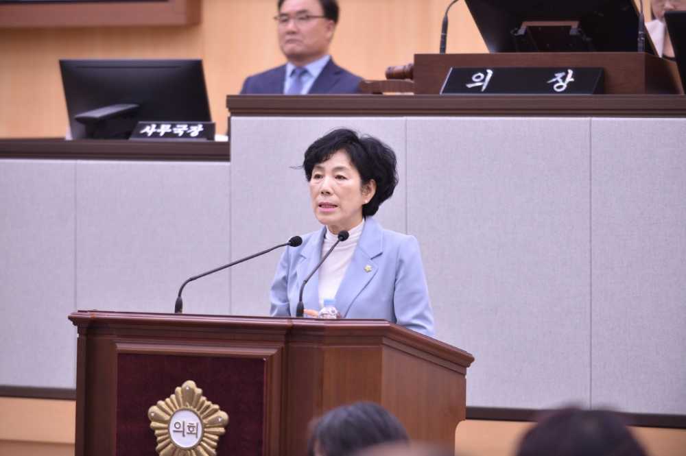 ▲홍현숙 여수시의원 ⓒ여수시의회