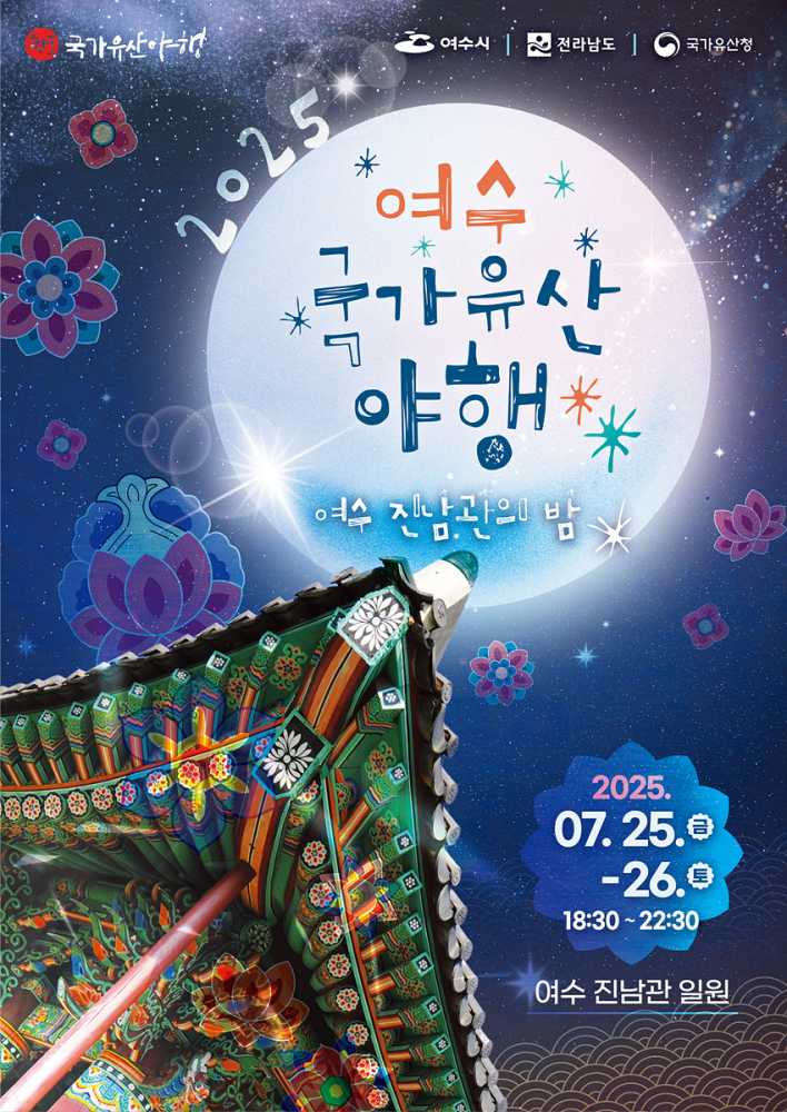 ▲ ‘2025 여수 국가유산 야행’ 포스터 ⓒ여수시