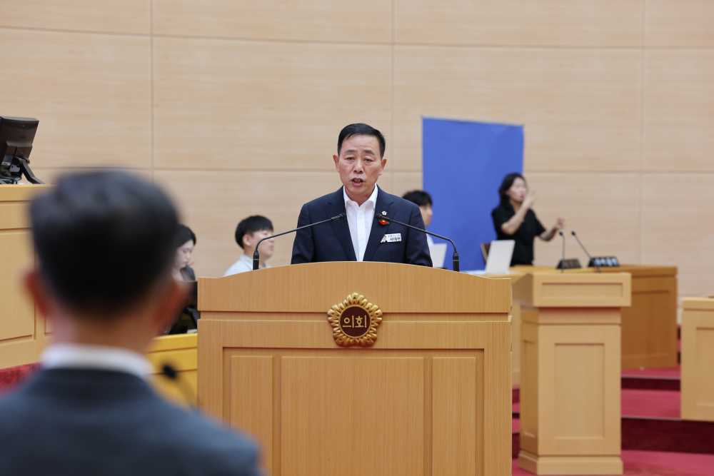 ▲ 서대현 의원이 도정질문을 하고 있다. ⓒ전남도의회