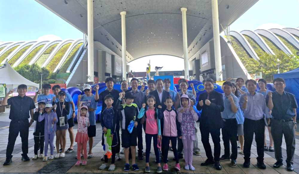 ▲「워터대첩 시즌2: 여수엑스포 비치페스타」 안전 점검 ⓒ여수광양항만공사