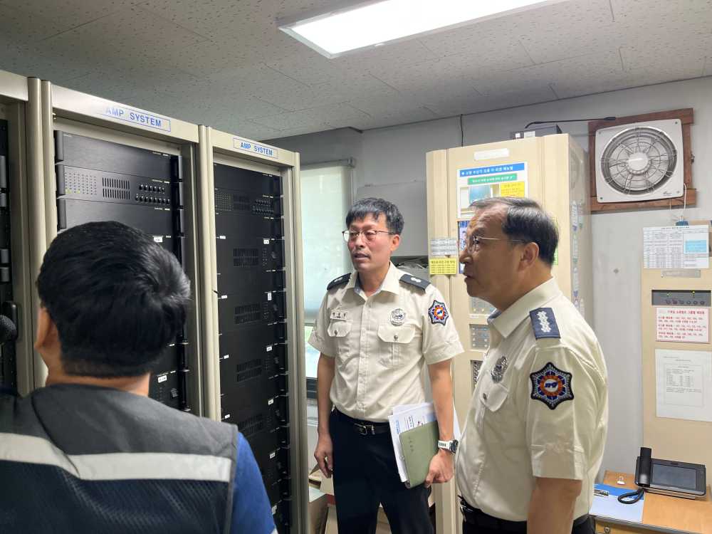 ▲여수시 내 노후 공동주택을 대상으로 화재안전조사 실시 ⓒ여수소방서