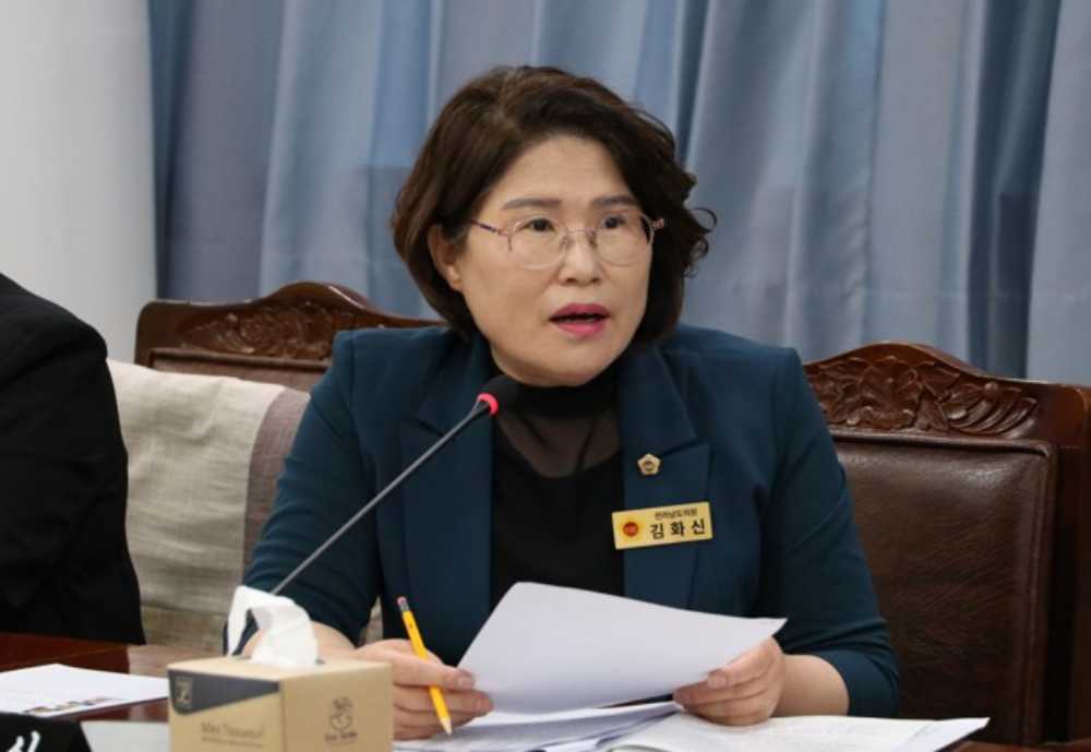 ▲김화신 의원 모습 ⓒ전라남도의회