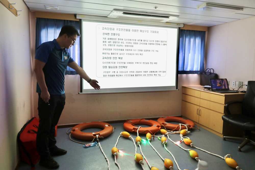 ▲여수해경, 고속단정 운용역량 경연대회 진행 모습 ⓒ여수해양경찰서