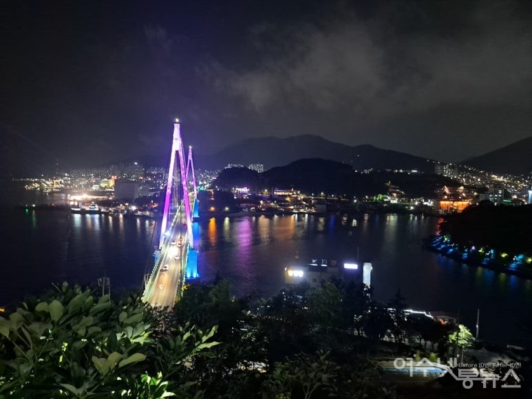 ▲여수 돌산대교 야경 ⓒ조찬현