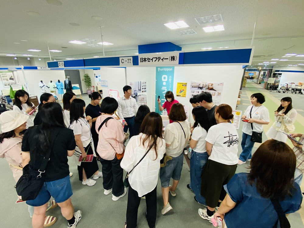 ▲ ATC에이지레스센터에서 직무연수 중인 한영대학교 사회복지학과 학생들  ⓒ한영대학교