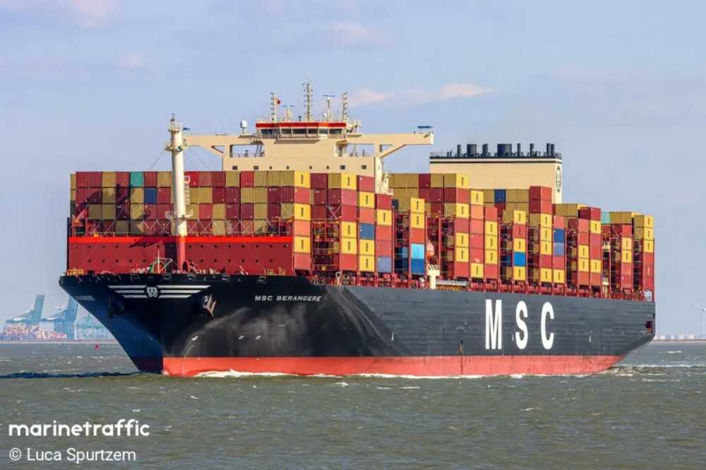 ▲ MSC Berangere호  ⓒ여수광양항만공사