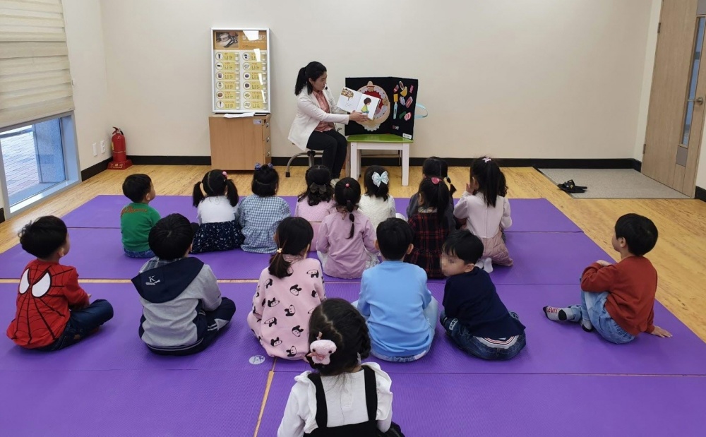 ▲신대건강생활지원센터에서 꿈나무 건강키움 성장지원 프로그램을 운영하고 있다. ⓒ순천시