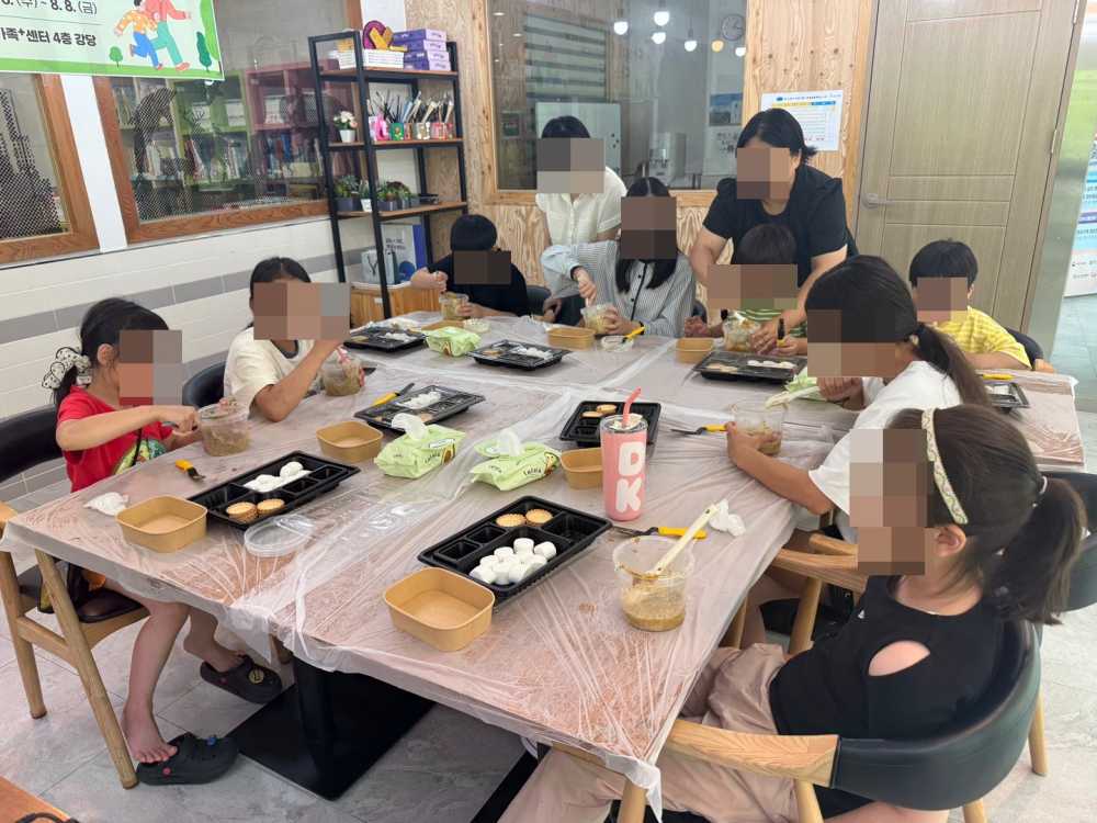 ▲다문화가족 자녀성장지원사업 ‘다재다능’ 프로그램 모습 ⓒ여수시가족+센터